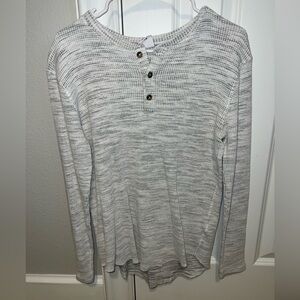Heathered Grey Henley